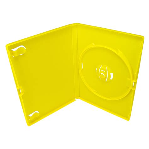 dvd case yellow retro style media