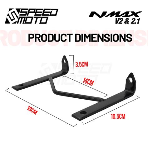 Nmax V Nmax V Mini Driving Light Led Bracket T Speedmoto