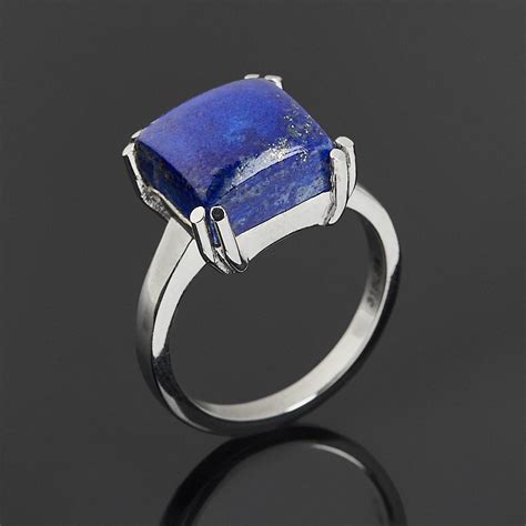 Купить Кольцо лазурит Афганистан (сталь хир.) размер 17 Доставка по ...