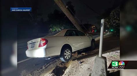 25 Smud Customers In Orangevale Lose Power After Car Crashes Into Pole