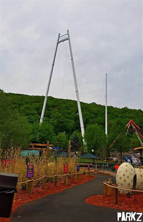 Sky Coaster Pay To Ride Attraction At Lake Compounce Parkz Theme