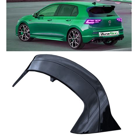 Volkswagen Golf Mk8 R Line Clubsport Style Gloss Black Roof Spoiler