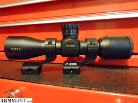 Armslist For Sale Nikon P 223 3x32 Scope With Nikon P Series Mounts