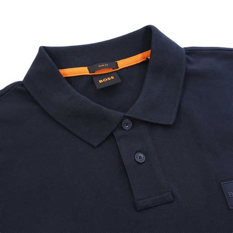 Boss Passerby Long Sleeve Polo Shirt In Navy I Boss I Norton Barrie