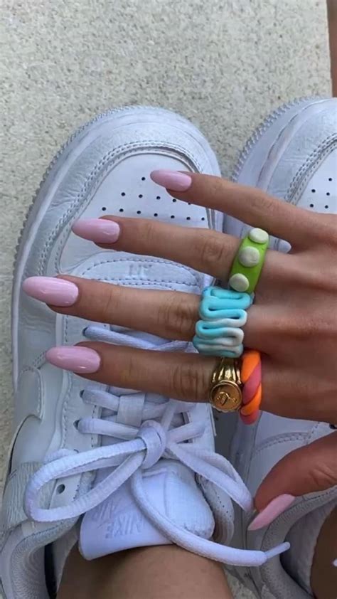 Almond Nails Almond Pink Nails Hot Pink Almond Acrylics Summer Nails Pink Nails Nmp