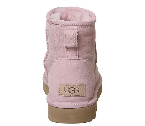 Ugg Classic Mini Ii Boots Pink Crystal Ankle Boots