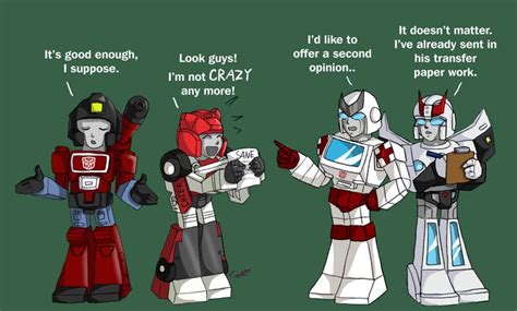 Perceptor Red Alert Ratchet And Prowl Transformers Comic