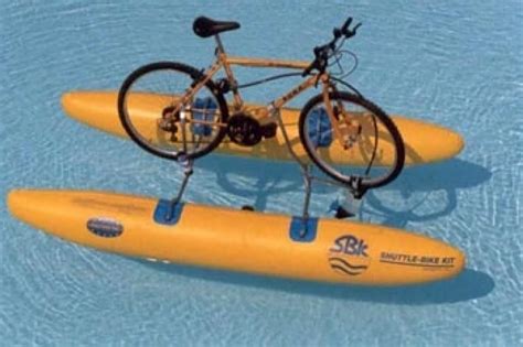 Shuttle Bike Convert A Bike To A Pedal Power Boat Pedal Boat Water