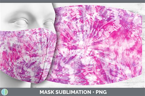 Tie Dye Mask Sublimation Bundle Face Mask Designs By Enliven Designs