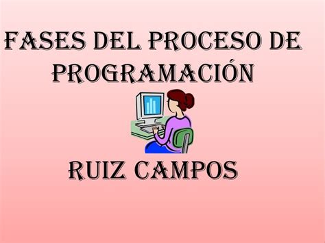 Fases Del Proceso De Programación