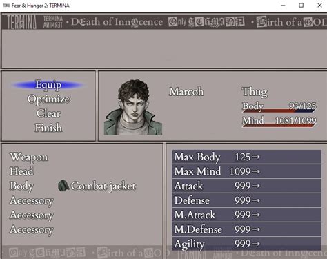 Buffed Up Marcoh at Fear and Hunger 2: Termina Nexus - Mods and community