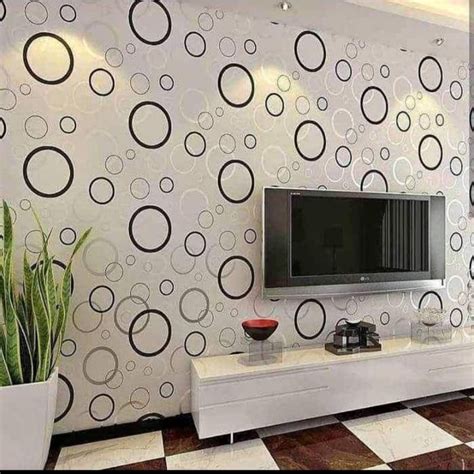 Jual WALLPAPER DINDING POLKADOT HITAM PUTIH Shopee Indonesia