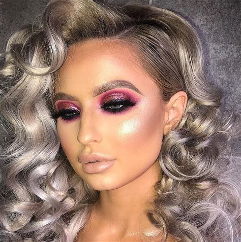 Hair Stylistmakeup Artist 🎨💇🏼 On Instagram Hot Pink 💓 Heavyglam The