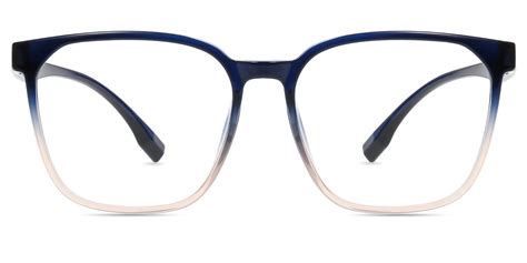 Women Glasses Large Judy147 Blue Pink Clear Tr Square Frame Firmoo Uk