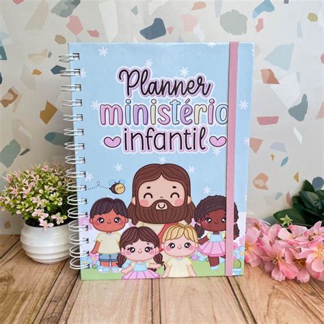 Planner Agenda Minist Rio Infantil Elo Produtos Especiais