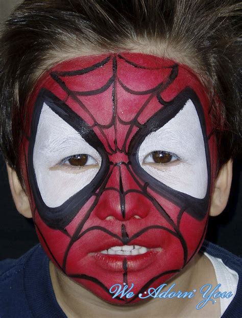 Spider Man Face Paint