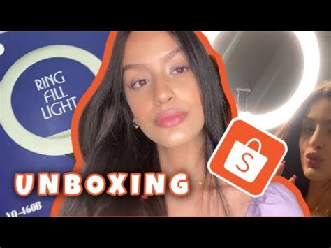 Comprei Uma Ring Light Na Shopee Unboxing Youtube