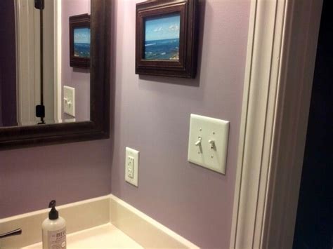 Ash Violet Half Bath Remodel