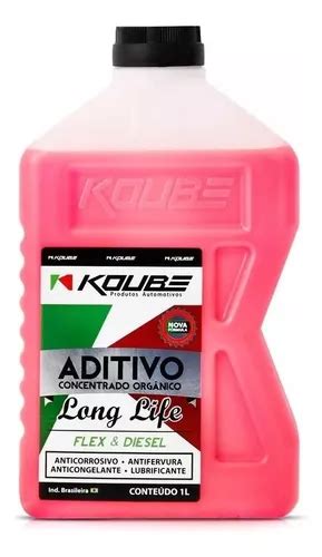 Aditivo Radiador Rosa Concentrado Long Life Koube Lt