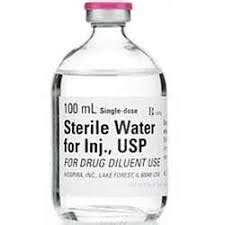 Sterile Water for Injection, Preservative Free Injection Single Dose ...