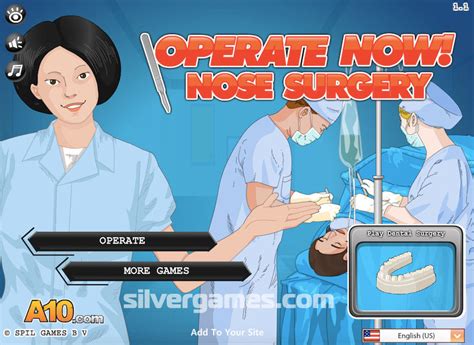 Nose Surgery Грайте Онлайн на Silvergames 🕹️