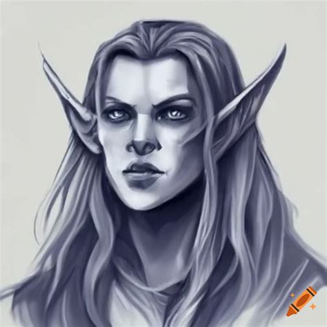 Artwork Of A High Elf Male With A Warhammer On Craiyon