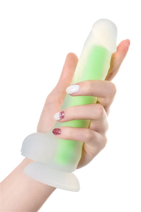 ZAGA OYUN 18cm Gece Parlayan Dildo Gerçekci yapay penis ve cinsel
