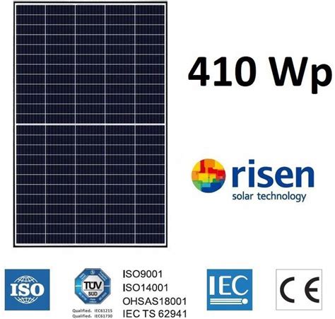 Modu Panel Pv Czarna Rama W Risen Rsm M Risen Rsm M