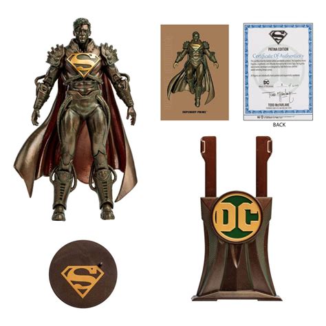 Figura Superboy Prime Patina Gold Label DC Multiverse