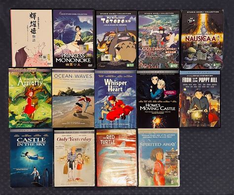 Dvd Studio Ghibli Collection Hobbies And Toys Music And Media Cds And Dvds