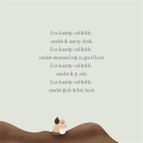 Wenskaart Met Landschap En Mensen Veel Liefs Kaartje Go