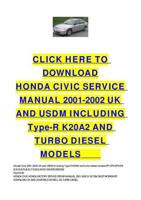 Download Honda Civic 2002 Manual - lgskyey