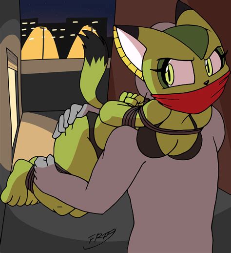 Rule 34 Anthro Anthro Only Bondage Bound Breasts Carol Tea Female Freedom Planet Frefer9 Furry