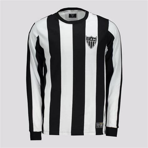 Camisa Manga Longa Futfanatics Atl Tico Mineiro Retr Masculina