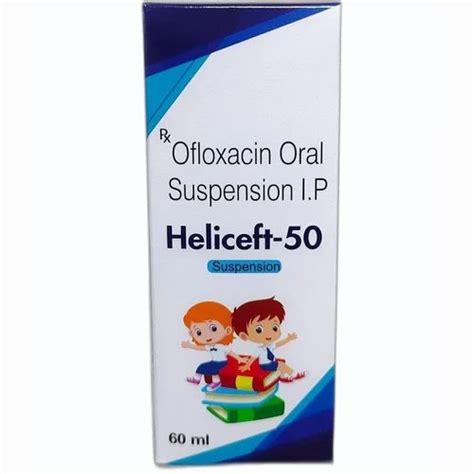 Healtech Biosciences Heliceft Ofloxacin Oral Suspension Ip For