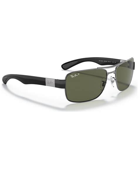 Ray-Ban Polarized Sunglasses , RB3522 - Macy's