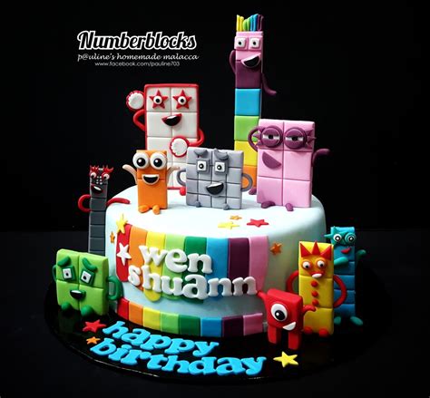 Numberblocks birthday cake – Artofit