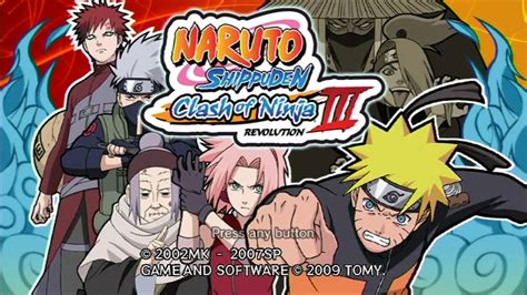 Naruto Clash Of Ninja Revolution 3 Title Theme Animatic 2009 Tomy