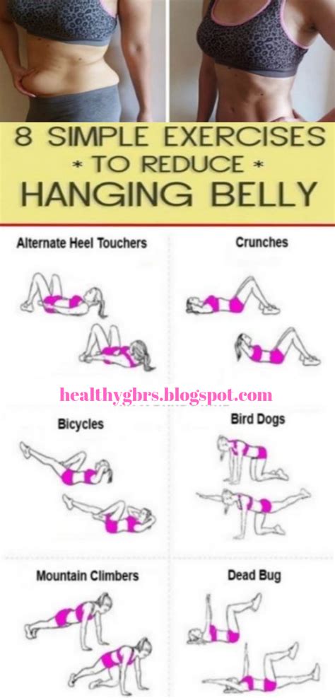 Healthy Living THIS 8 Simple Best Exercises To Reduce Hanging Belly Fat