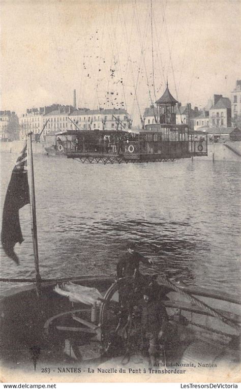 Nantes FRANCE Nantes La Nacelle Du Pont A Transbordeur Carte