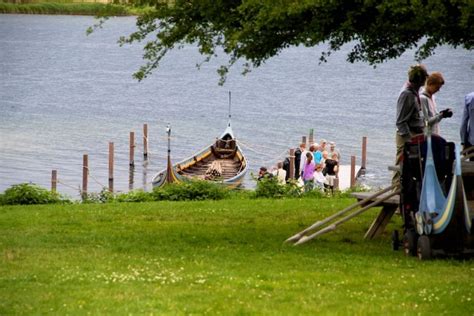 Visit the Viking Burial Ship Museum in Ladby in Denmark