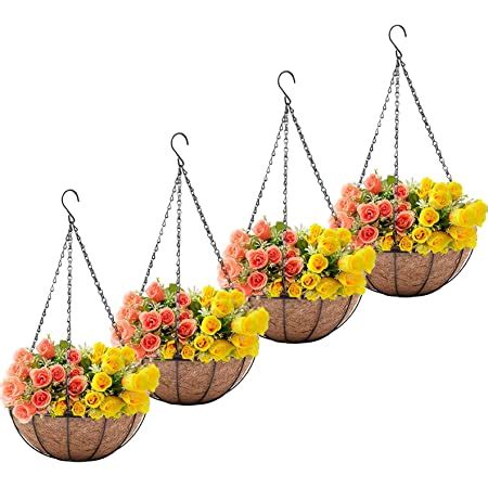 Amazon Orgrimmar Pack Metal Hanging Planter Basket With Coco