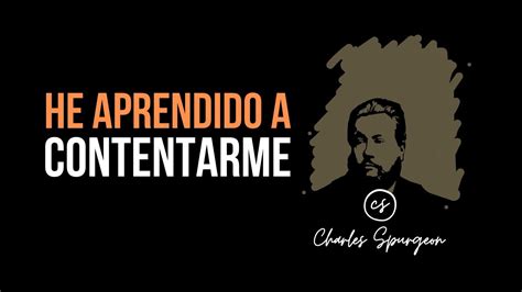 He Aprendido A Contentarme Filipenses Devocional De Hoy Charles