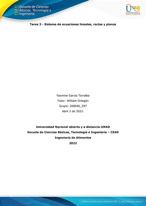 Letra D Algebra Lineal Tarea Sistema De Ecuaciones