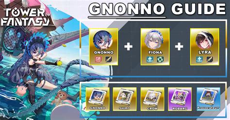 Tower Of Fantasy Gnonno Guide Best Build Matrices