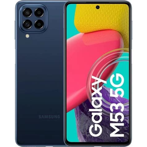 Samsung Galaxy M53 6gb128gb 67 5g Blue Smartphone