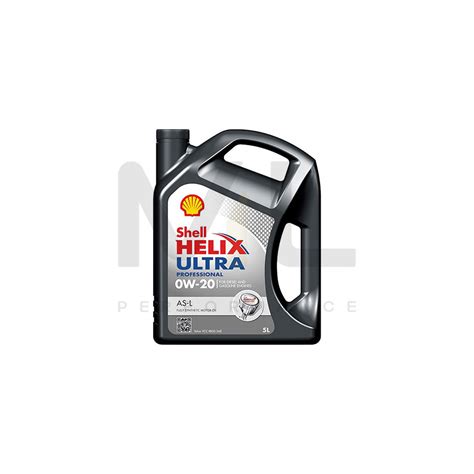 Shell Helix Ultra Professional AS-L Engine Oil - 0W-20 - 5Ltr Engine ...