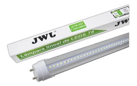 Tubo Led T W Lm Mica Transparente Luz Blanca Jwj Mercado Libre