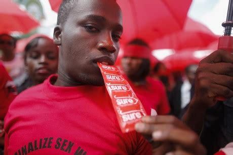 Kenyan Female Sex Worker Plays Inflated Editorial Stock Photo Stock Image Shutterstock Editorial