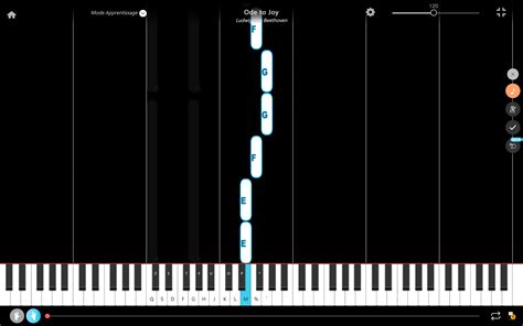 Ode to Joy - Piano Tutorial with Letter Notes - La Touche Musicale